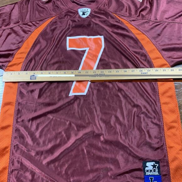 Vintage Team Starter Virginia VA Tech Hokies # 7 Jersey Mens Size Large - Picture 4 of 6